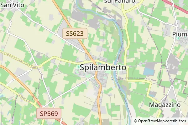 Mapa Spilamberto