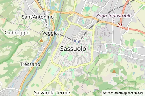 Mapa Sassuolo