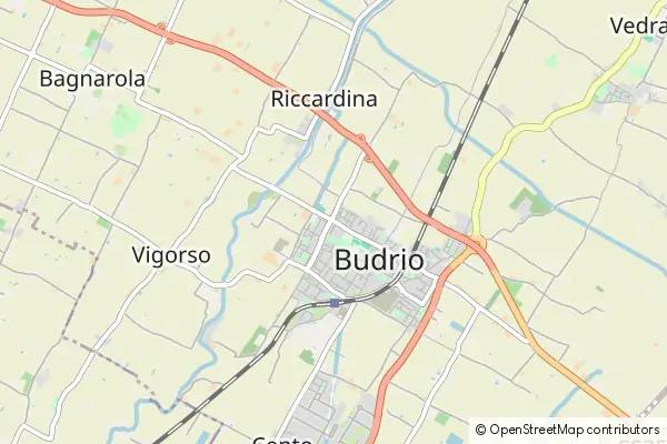 Mapa Budrio