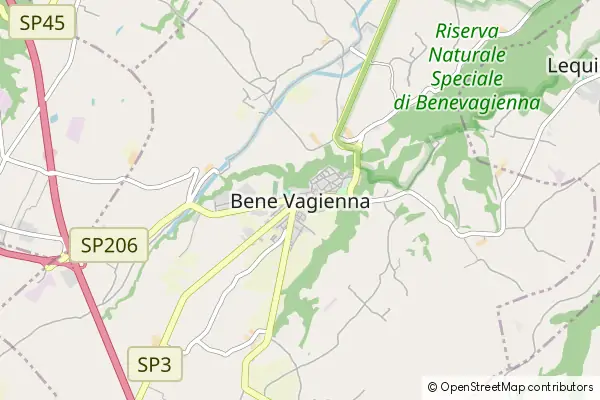 Mapa Bene Vagienna