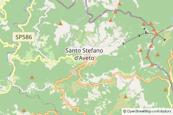 Mapa Santo Stefano d'Aveto