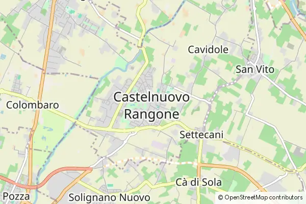 Mapa Castelnuovo Rangone