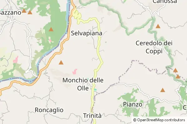 Mapa Canossa