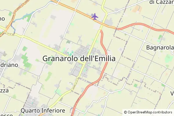 Mapa Granarolo dell'Emilia