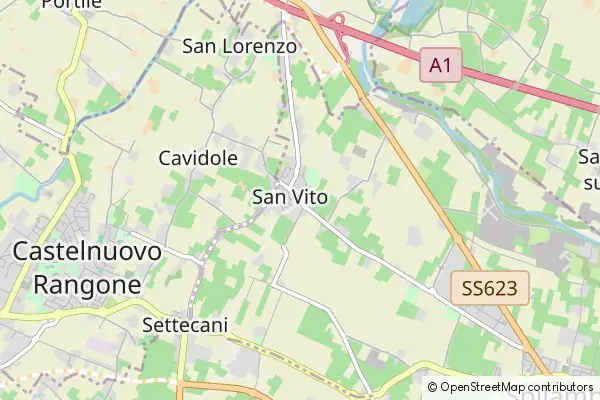 Mapa San Vito di Spilamberto