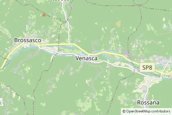 Mapa Venasca