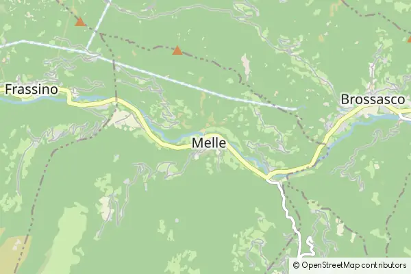 Mapa Melle