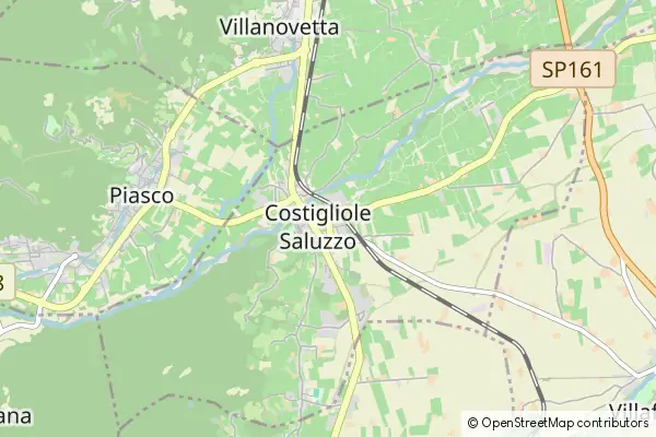 Mapa Costigliole Saluzzo