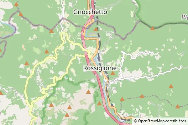 Mapa Rossiglione