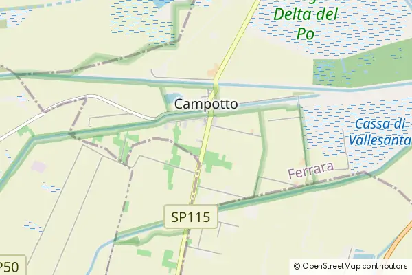 Mapa Campotto