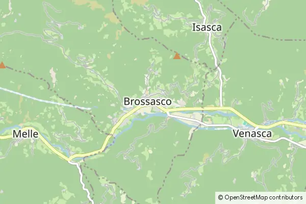 Mapa Brossasco