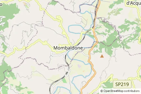 Mapa Mombaldone