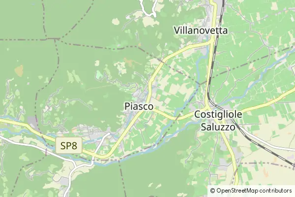 Mapa Piasco