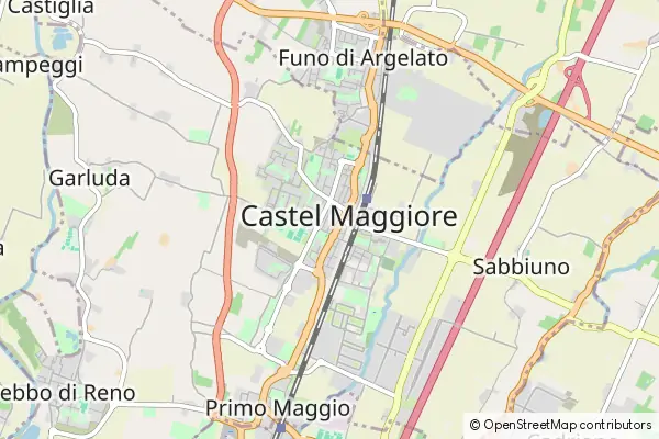 Mapa Castel Maggiore