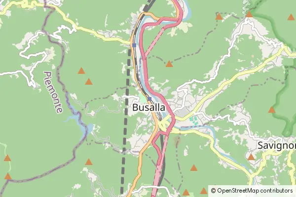 Mapa Busalla