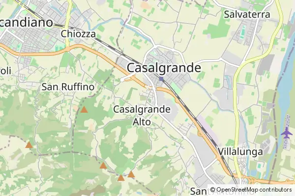 Mapa Casalgrande