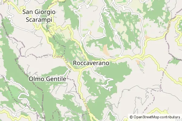 Mapa Roccaverano