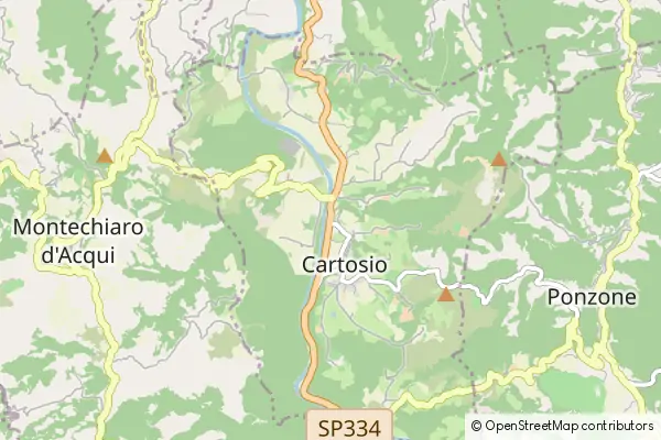 Mapa Cartosio