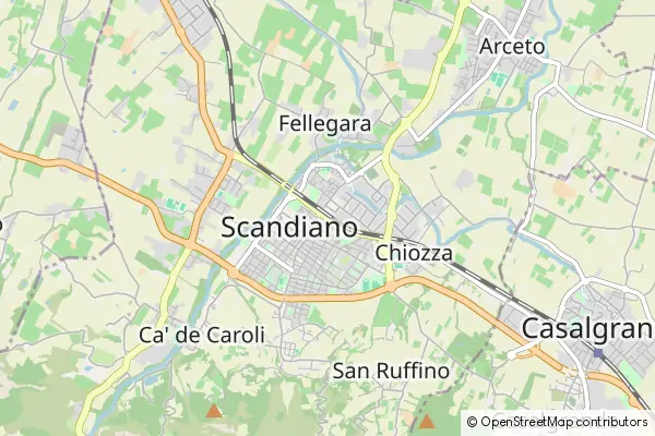 Mapa Scandiano