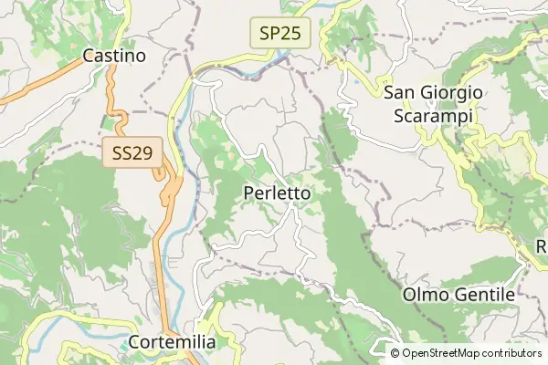 Mapa Perletto