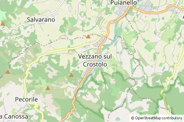 Mapa Vezzano sul Crostolo