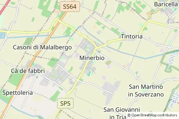 Mapa Minerbio