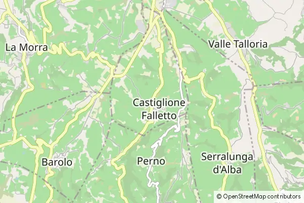 Mapa Castiglione Falletto