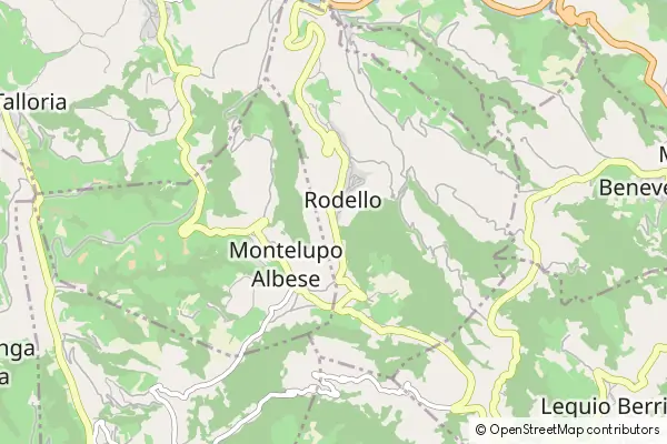 Mapa Rodello