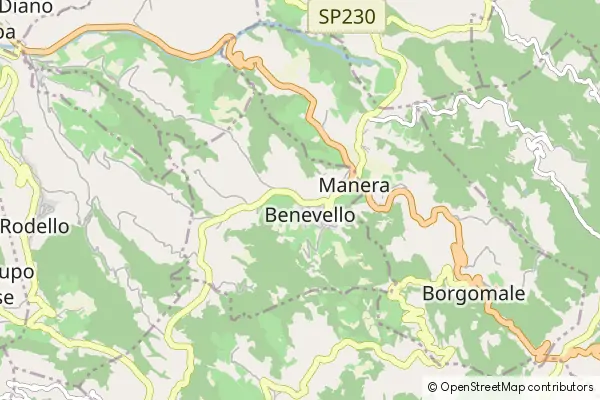 Mapa Benevello