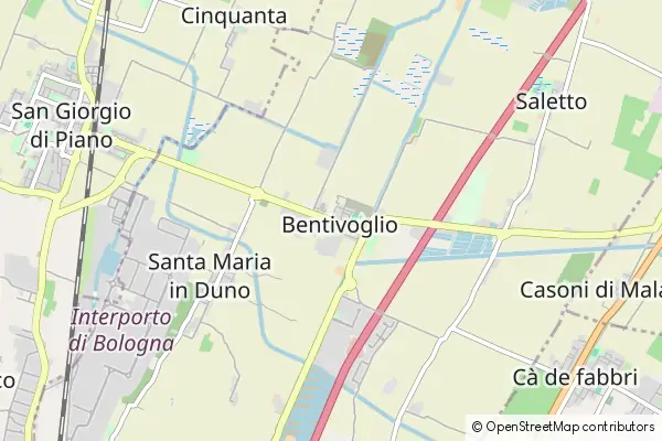 Mapa Bentivoglio