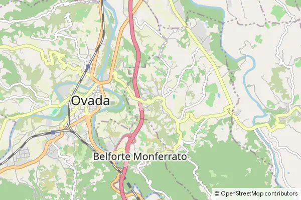 Mapa Tagliolo Monferrato