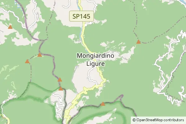 Mapa Mongiardino Ligure