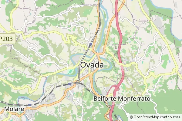 Mapa Ovada