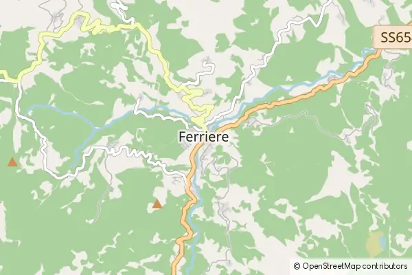 Mapa Ferriere