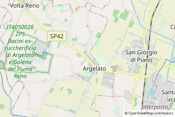 Mapa Argelato