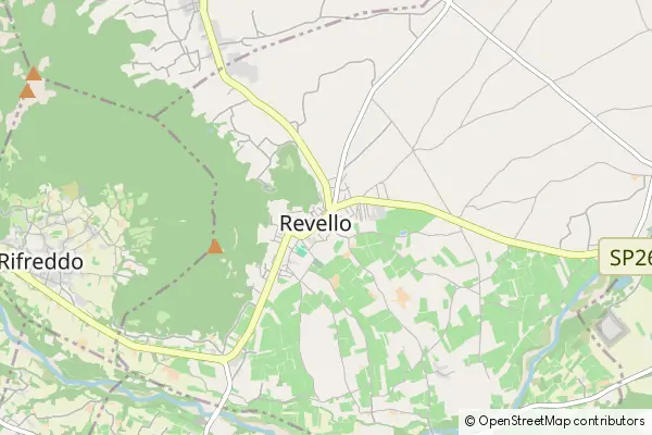 Mapa Revello