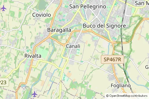 Mapa Canali