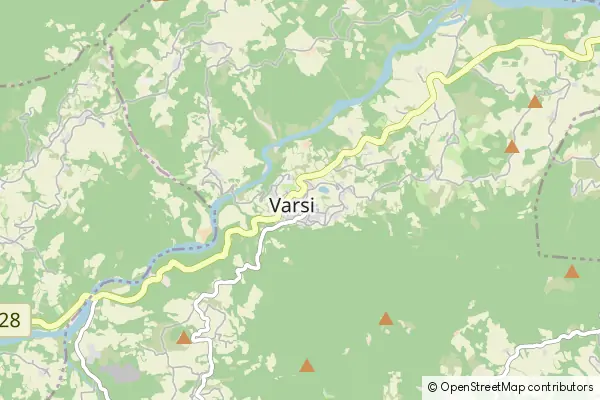 Mapa Varsi