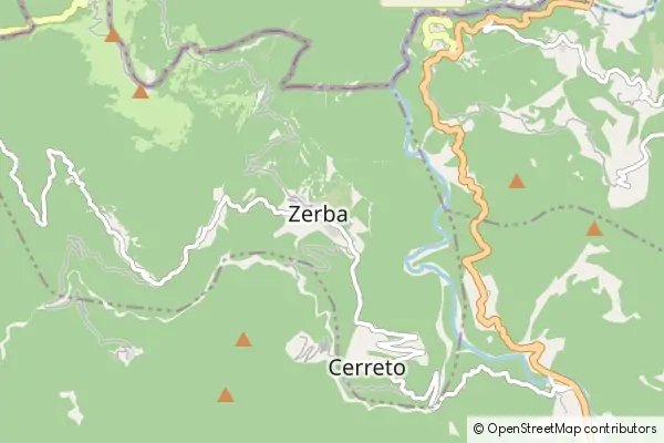 Mapa Zerba