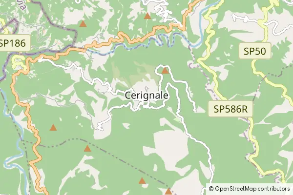 Mapa Cerignale