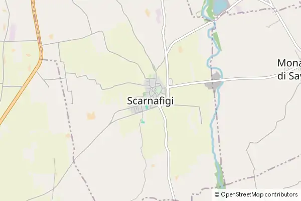 Mapa Scarnafigi