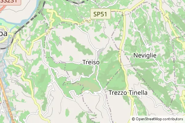 Mapa Treiso