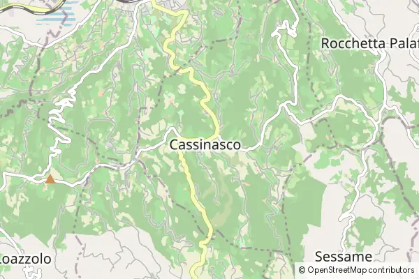 Mapa Cassinasco