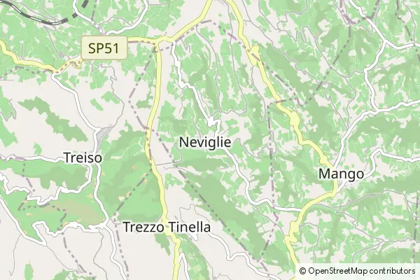 Mapa Neviglie