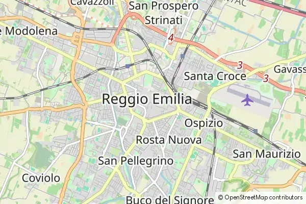 Mapa Reggio Emilia