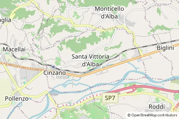 Mapa Santa Vittoria d'Alba