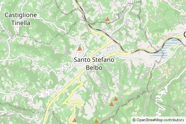 Mapa Santo Stefano Belbo