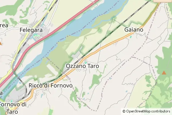 Mapa Ozzano Taro