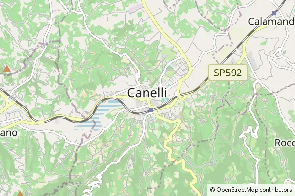 Mapa Canelli