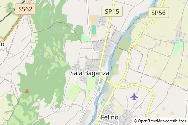 Mapa Sala Baganza